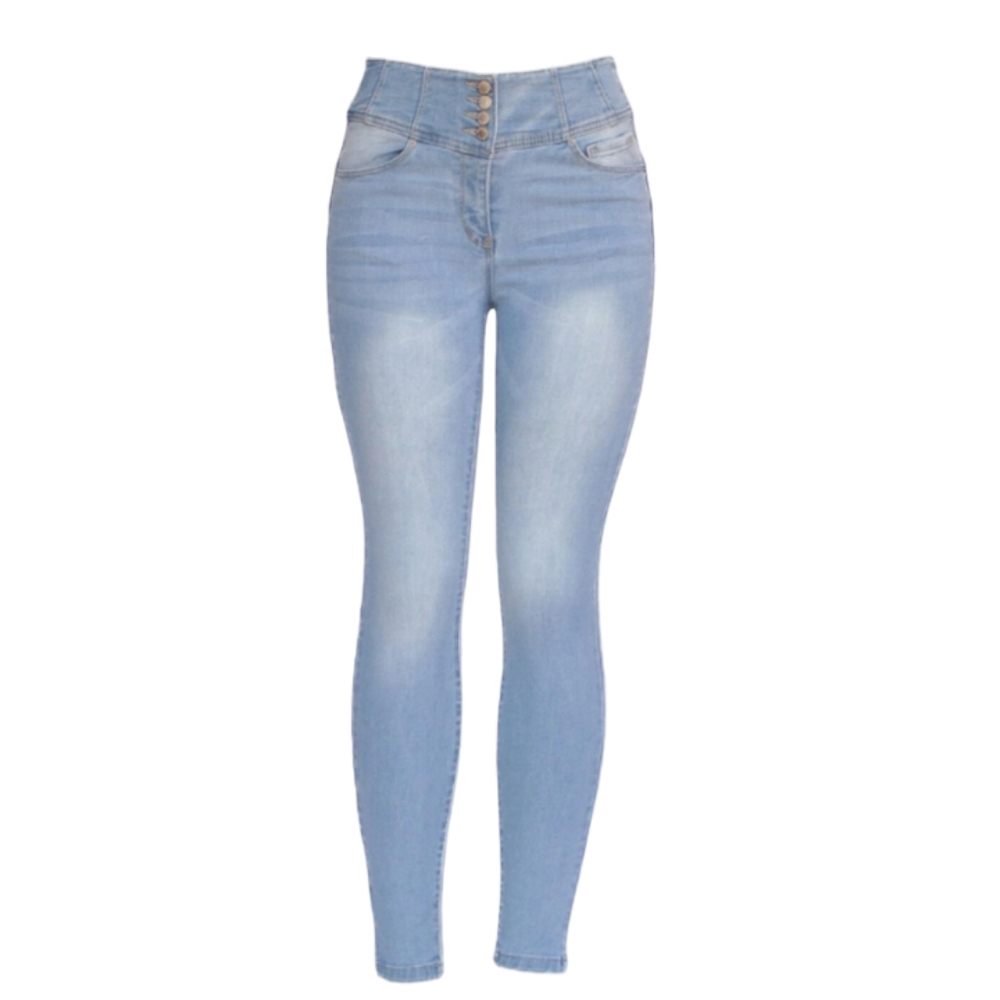 WAX Jean Tummy That I'm Beautiful High-Waisted Skinny Jeans